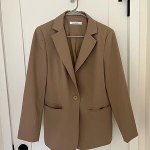 Women's Tan Blazer